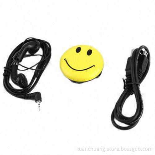 Smiley Face Hidden Camera with MP3 Player